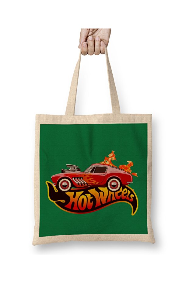 Hot Wheels Fiery Hotwels Tote Bag Long Handle