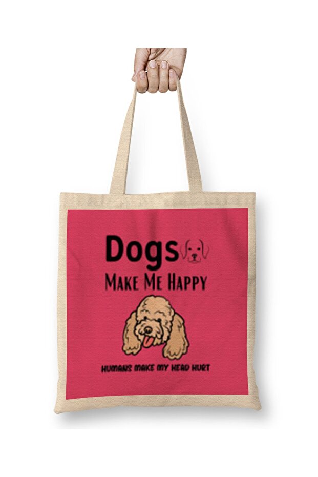 Funny Dog Lover Gift For Women Men Tote Bag Long Handle