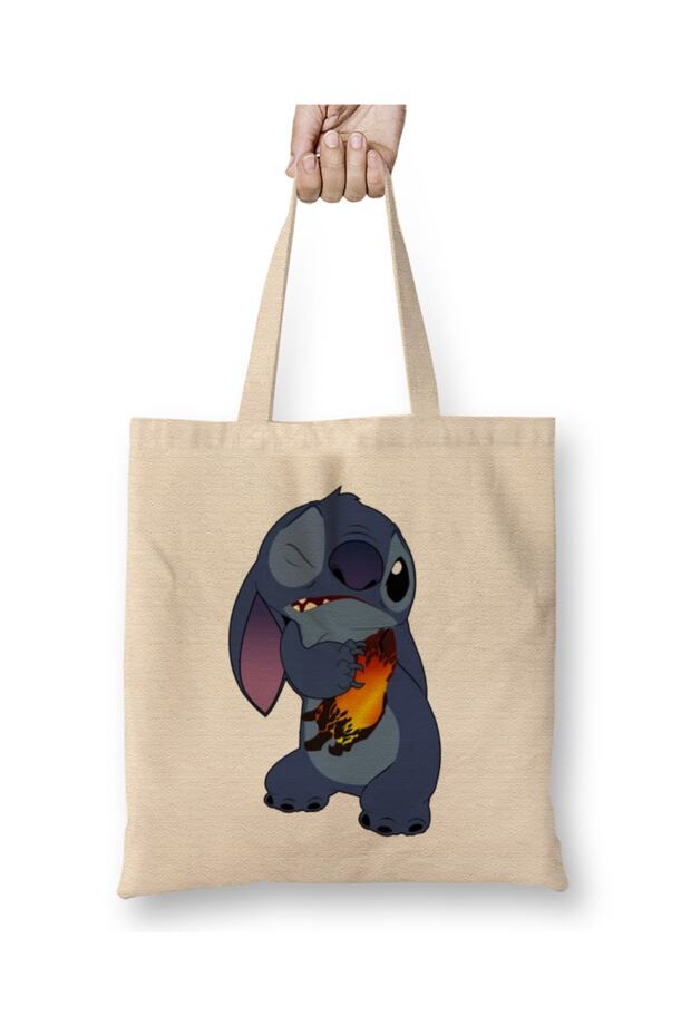 حقيبة قماش The Power Of Stitch ذات مقبض طويل