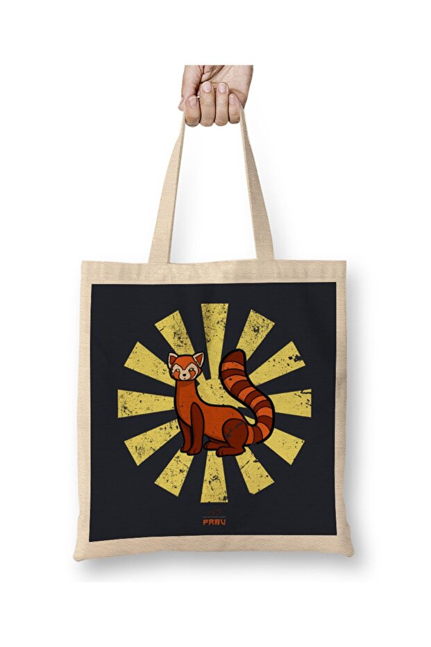 Avatar The Last Airbender Pabu Retro Japanese Avatar Tote Bag Long Handle