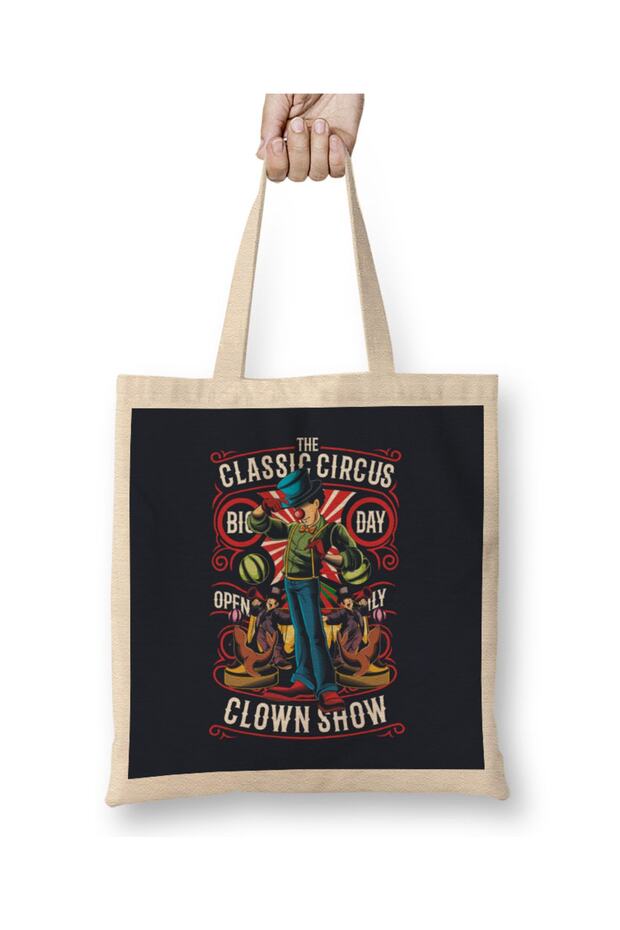 The Classic Circus Tote Bag Long Handle