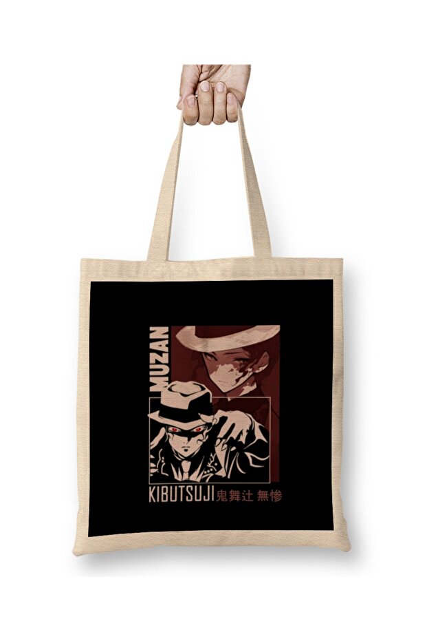 Muzan Kibutsuji Demon Slayer Tote Bag Long Handle