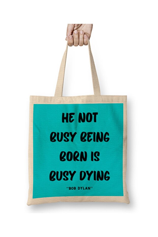 Life Quotes Style Lover Sayings Words Gifs Bob Dylan Tote Bag Long Handle