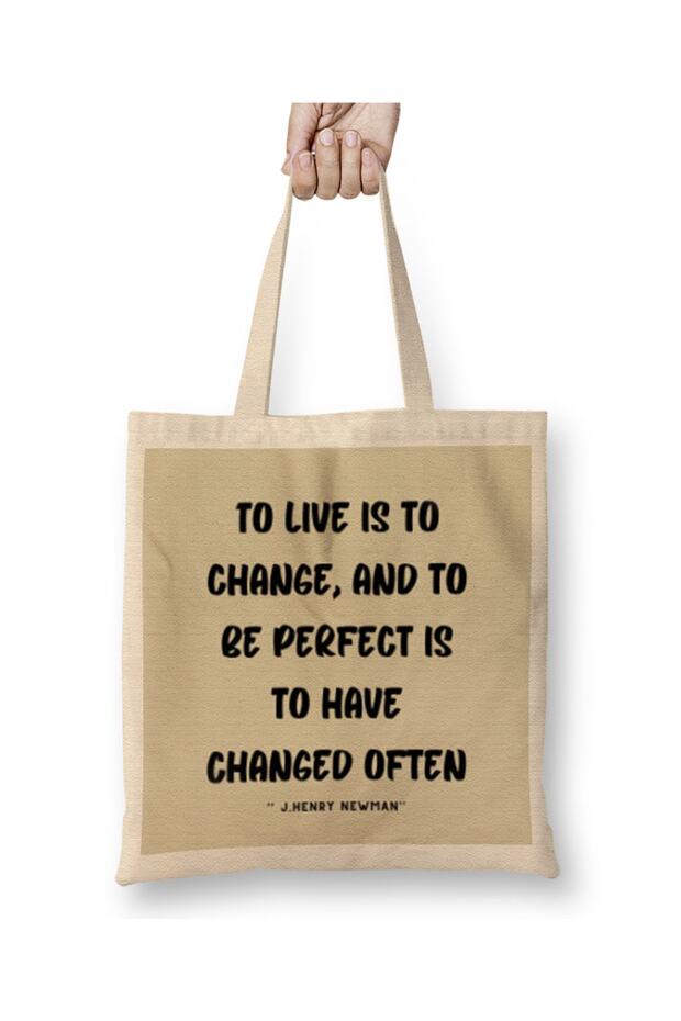 Life Quotes Style Lover Sayings Words Gifs John Henry Newman Tote Bag Long Handle