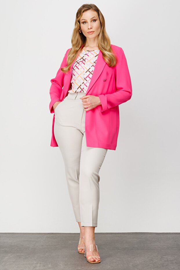 Krep Kumaş Ceket - 2