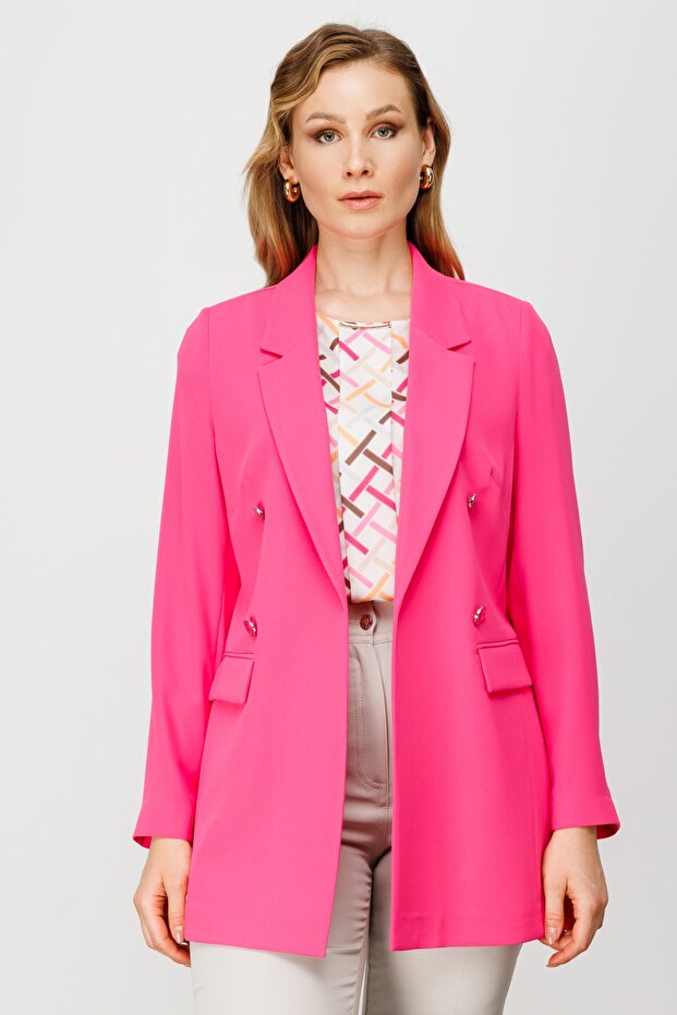 Krep Kumaş Ceket - 4