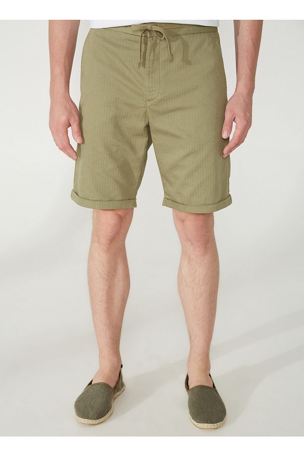 Regular Fit Haki Erkek Şort L231406801_chino Şort - 3