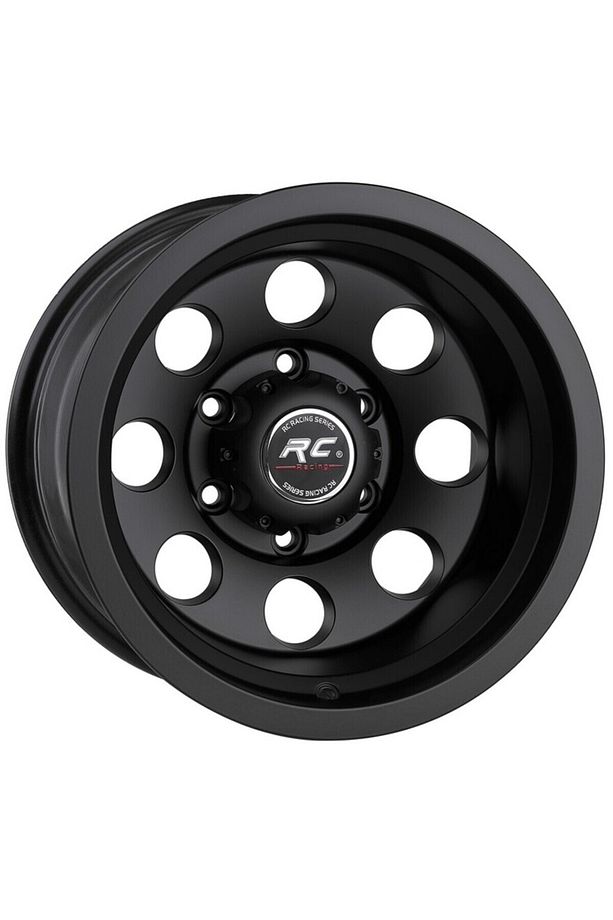 -158 Jant Takım 5x114.3 10x16 -158 Et30 73.1 Matt Black 4x4 Off Road - 1