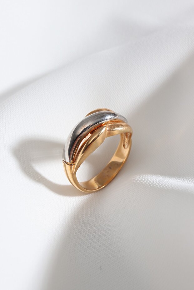 خاتم ذهبي محبوك - 1