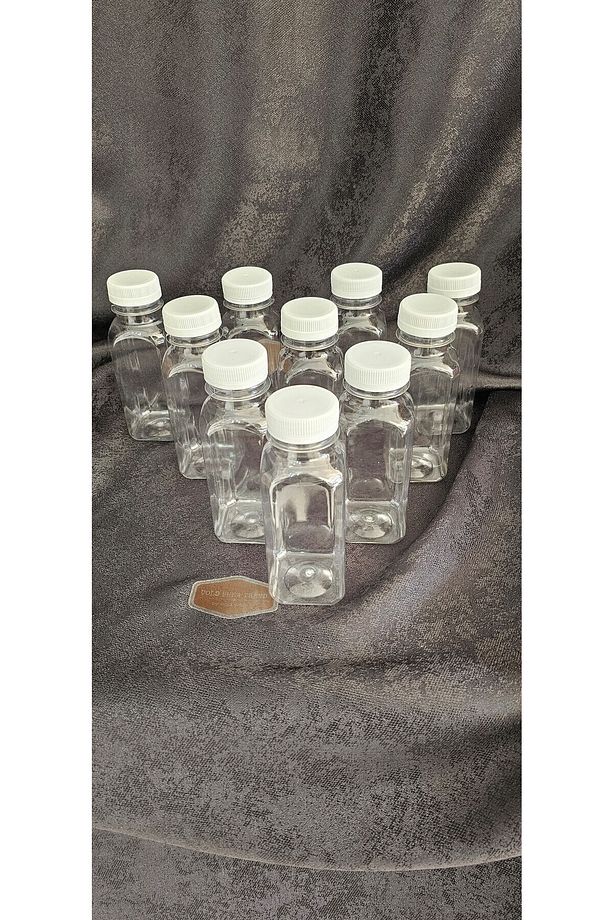 Pet Şişe - Detox Saklama Şişesi 300 ml - 10 Adetli - 1