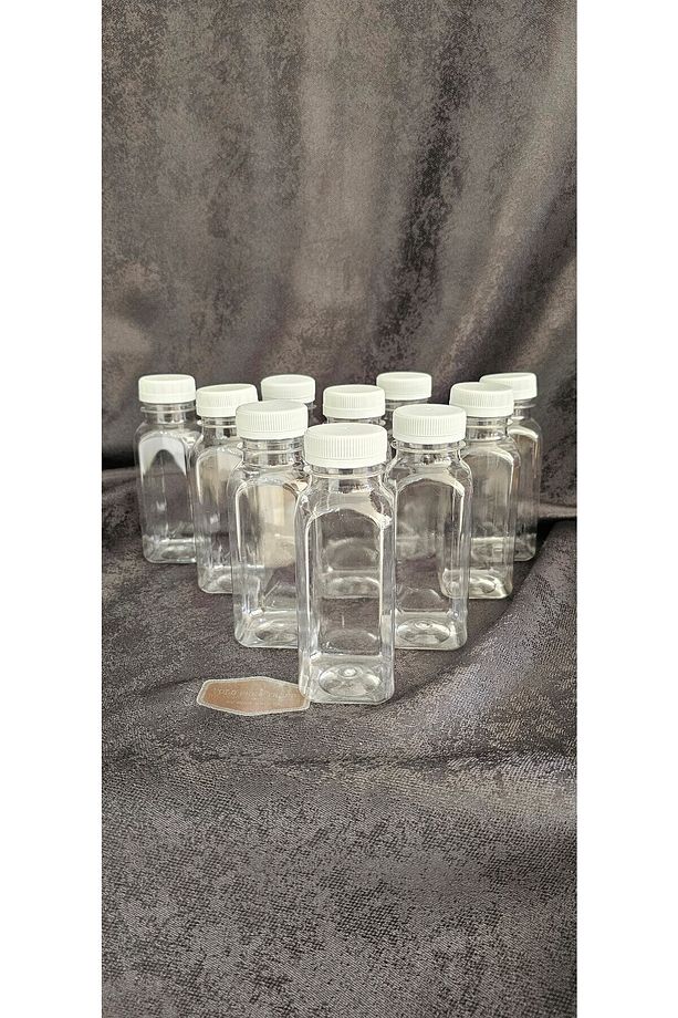 Pet Şişe - Detox Saklama Şişesi 300 ml - 10 Adetli - 3