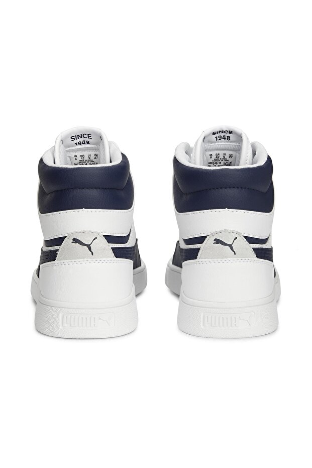 Shuffle Mid PUMA White-PUMA Navy - 4