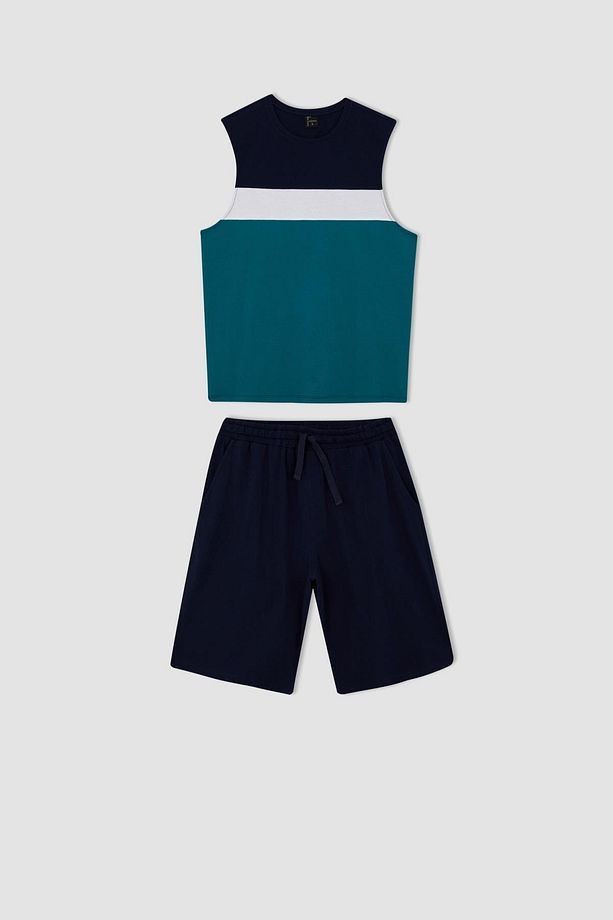 Regular Fit Bisiklet Yaka 2'li Takım - 7