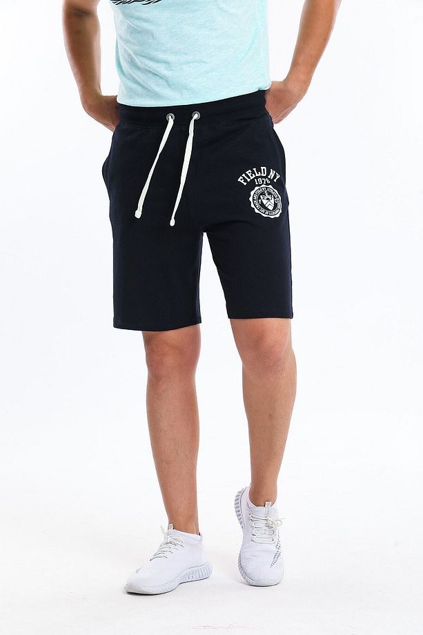 Men Sw Short Erkek Siyah Şort 22641-2 - 1