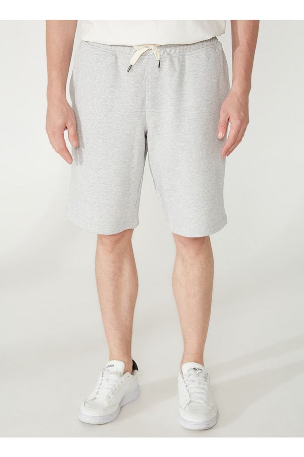 Normal Gri Erkek Sweat Şort M3gd11kbk32 Angels Short - Eco Lyoc - 3