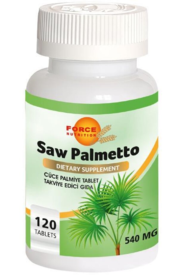 Saw Palmetto 540 ملغ - 120 قرصًا من النخيل القزم