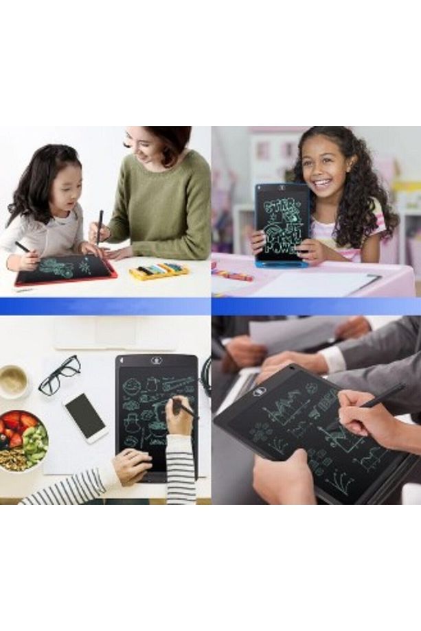 Writing Tablet 10 Inç Lcd Dijital Kalemli Çizim Yazı Tahtası Grafik Not Yazma Eğitim Tableti CKS31 - 7