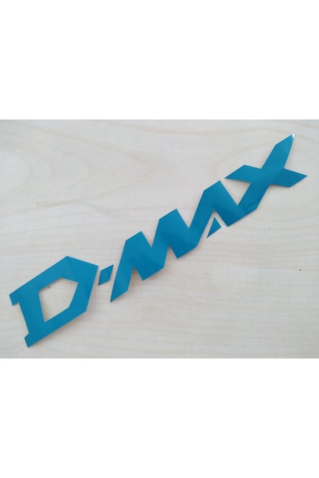 حروف D-MAX باللون الأزرق مقاس 19 × 3 سم (سعر الحبوب) ملصق ISUZU D-MAX، ملصق D-MAX، معطف D-MAX