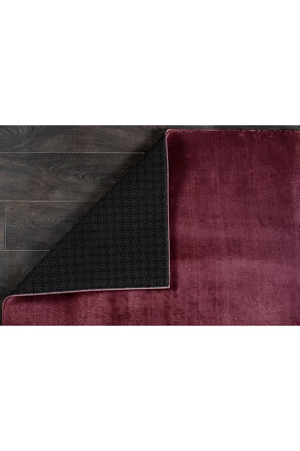 Relax Mürdüm Kesme Yolluk Makinede Yıkanabilir Kaymaz Tabanlı Post Peluş Yumuşak Halı - 4