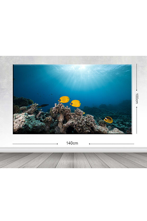 Dev Boyut Manzara Kanvas Tablo 100x140cm - 1