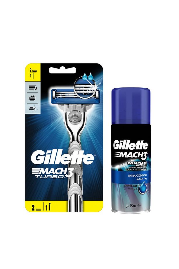 Mach3 Turbo Özel Askerlik Fırsat Paketi (Tıraş Makinesi Yedekli + 75 ml Jel) - 2