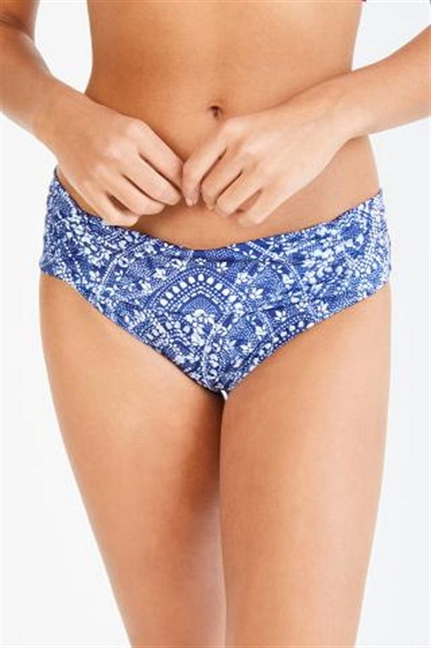 Baskılı Seapearl Double Bikini Altı - 1