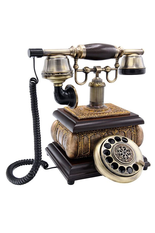 Köşk Ahşap Eskitme Telefon - 1