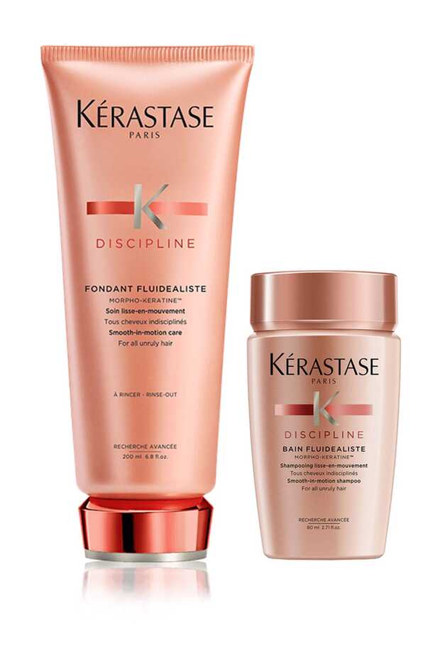 Asi ve Kabarık Saçlar için  Canlandırıcı Saç Kremi 200 ml + Bain Fluidealiste 75 ml 2840095030580 - 1