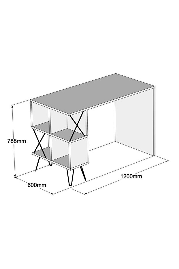 Extra Çalışma Masası - Meşe - 3