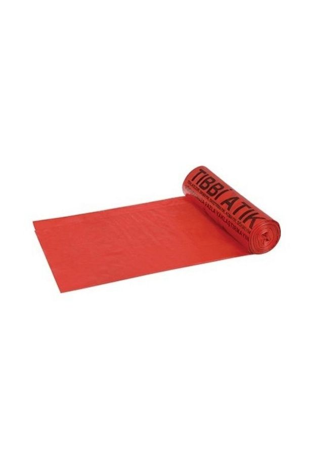 Tıbbi Atık Çöp Torbası / Poşeti Jumbo Boy 80x110 - 1 Rulo= 10' Lu. - 1
