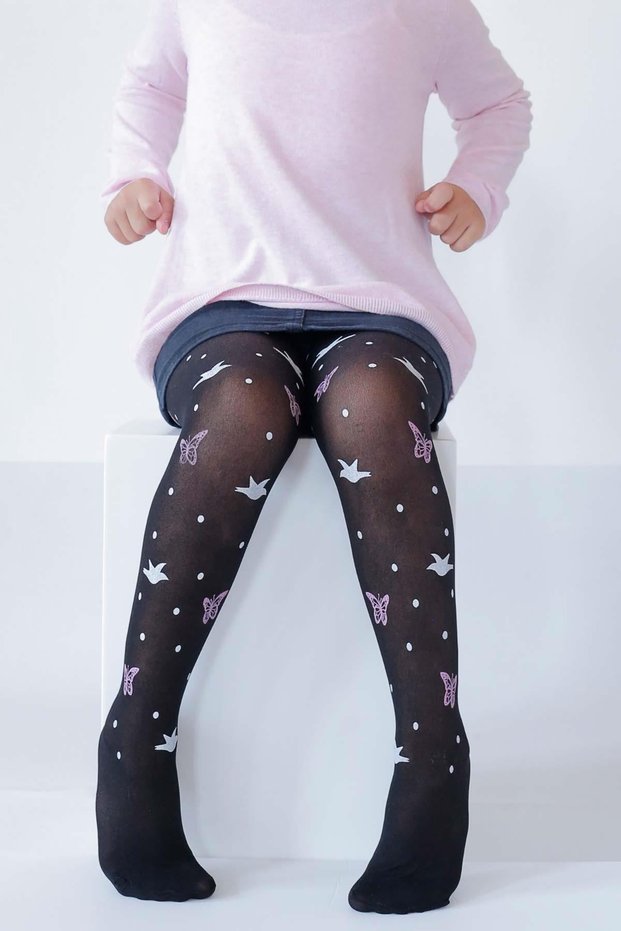 Black Girls Pantyhose Doğa Kids 5152