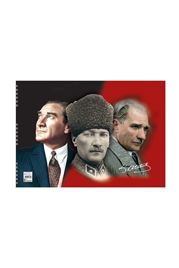 Ataturk 25x35 15 Sheets Spiral Painting Book (308005)