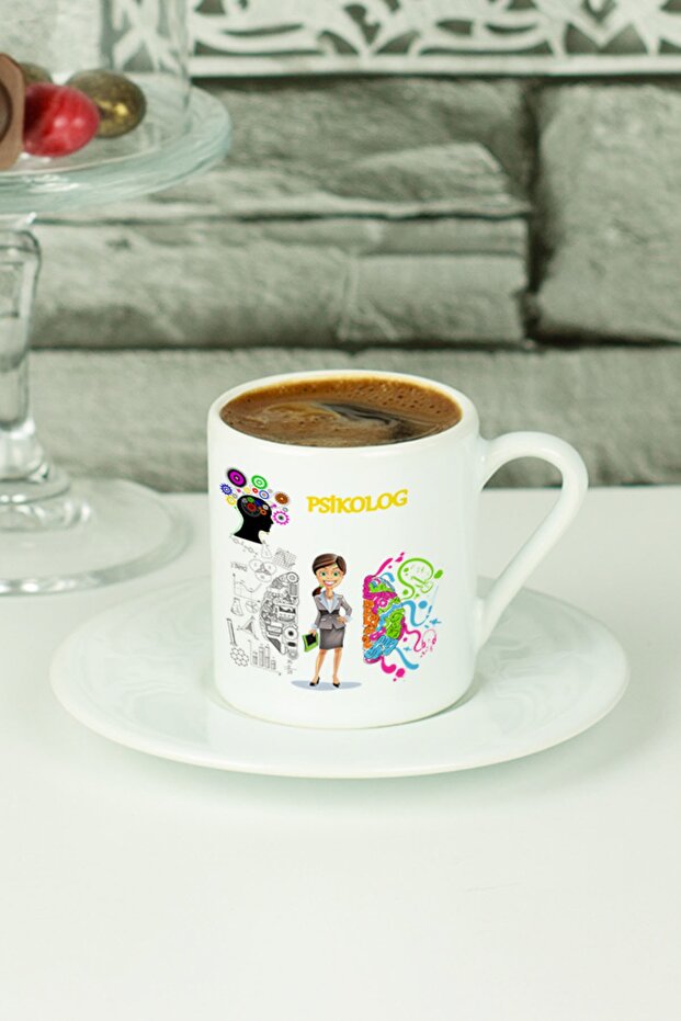 Psychologist Turkish Coffee Cup White