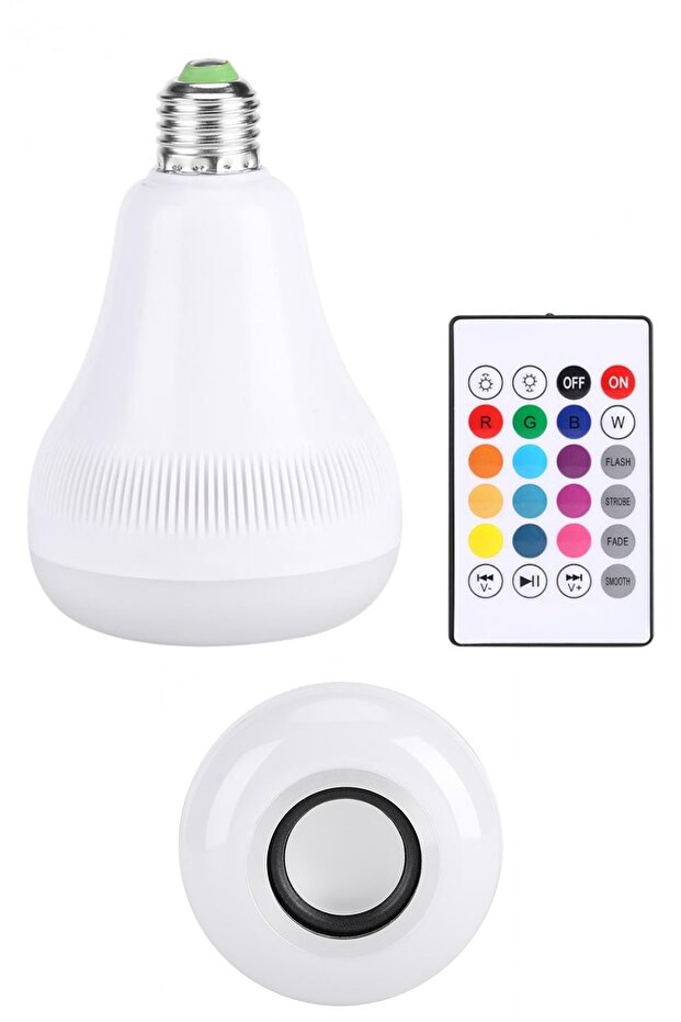 ® Kumandalı Bluetooth Hoparlör Ampul LD-37 - 3