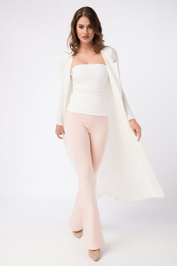 Kadın Ekru Kimono Hırka 17L5257 - 1