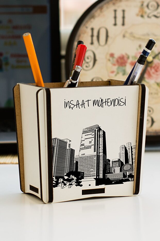 Construction Engineer Pen Holder - 1