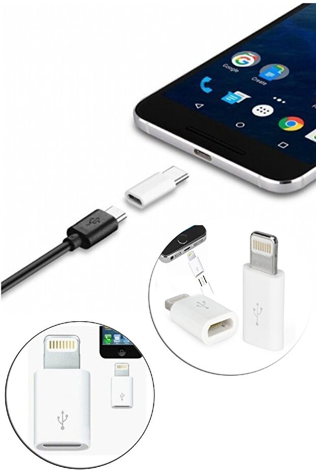 iPhone / iPad Micro Usb Çevirici Adaptör - 1