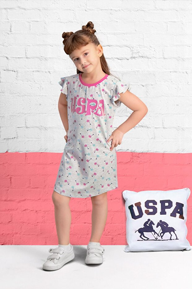 Licensed Light Gray Girl's Nightgown