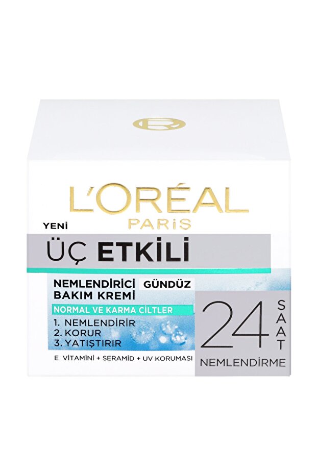 L'oreal 3-Effect Care Cream for Normal and Combination Skin 50 ml
