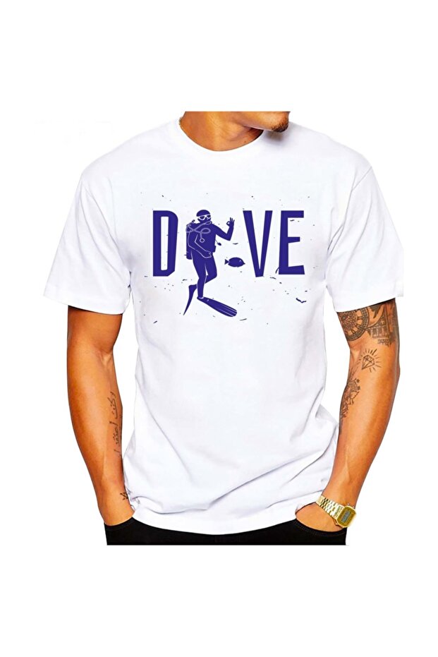 Dive Ok Erkek Dalış Tişört