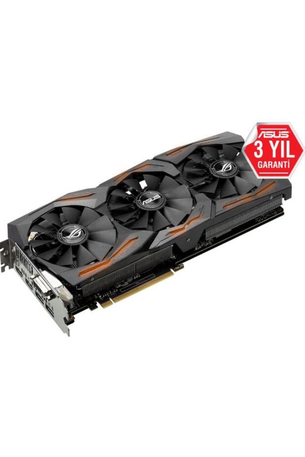 ROG STRIX-RX580-T8G- Gaming AMD Radeon RX580 8GB OC 256Bit DDR5 PCI-E 3.0 Ekran Kartı - 5
