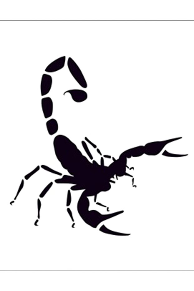 Akrep Araba Arma Sticker - 1