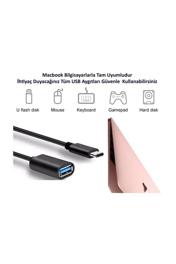 Tc315 Utv007 Chip Android Video Dvr Uyumlu Type-c Otg Kablo - 12