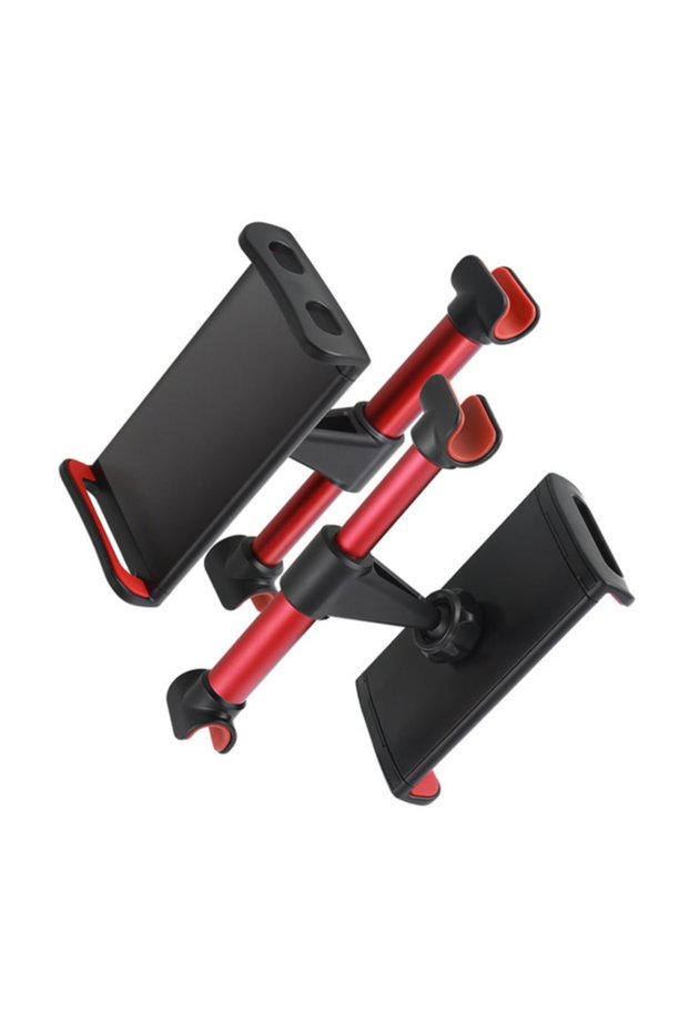 Universal Car Back Seat up to 12.9 Inch Tablet Phone Holder Black Red