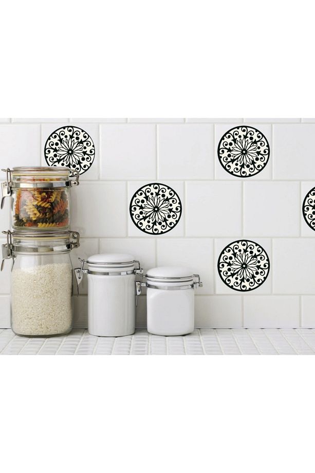 Mutfak Ve Banyo Fayans Sticker - 12 Adet 10cm x 10cm - 2