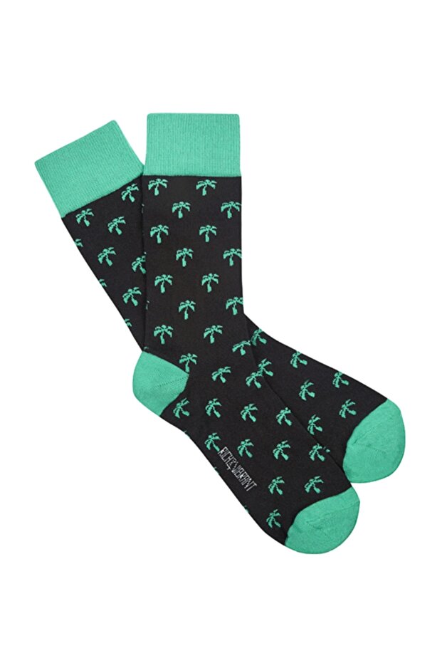 Green Socket Socks - 1