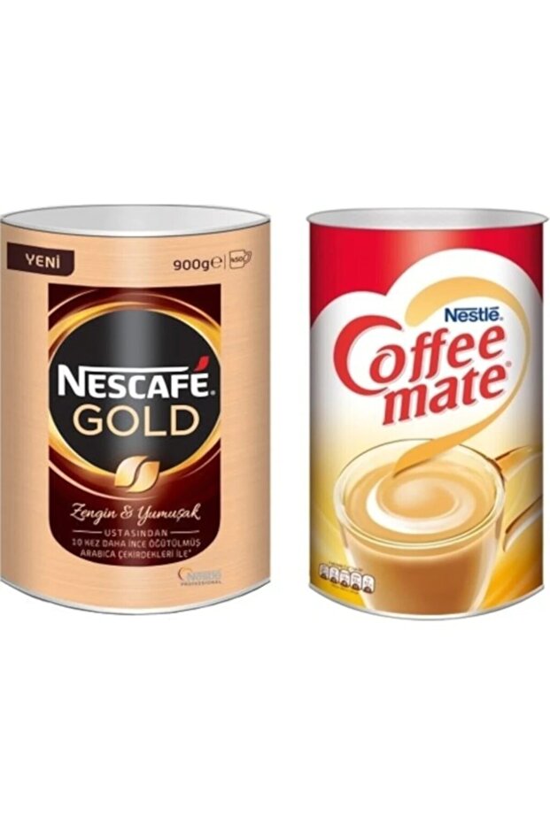 Nescafe Gold 900 G + Coffee Mate Coffee Cream 2 Kg