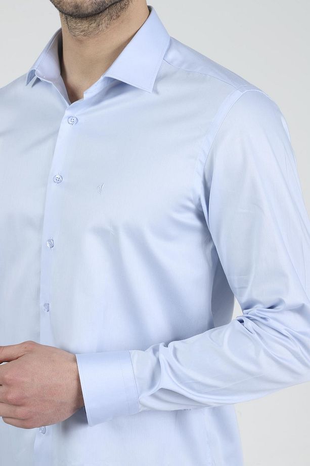 Slim Fit Uzun Kollu Erkek Gömlek 585-db02 - 4