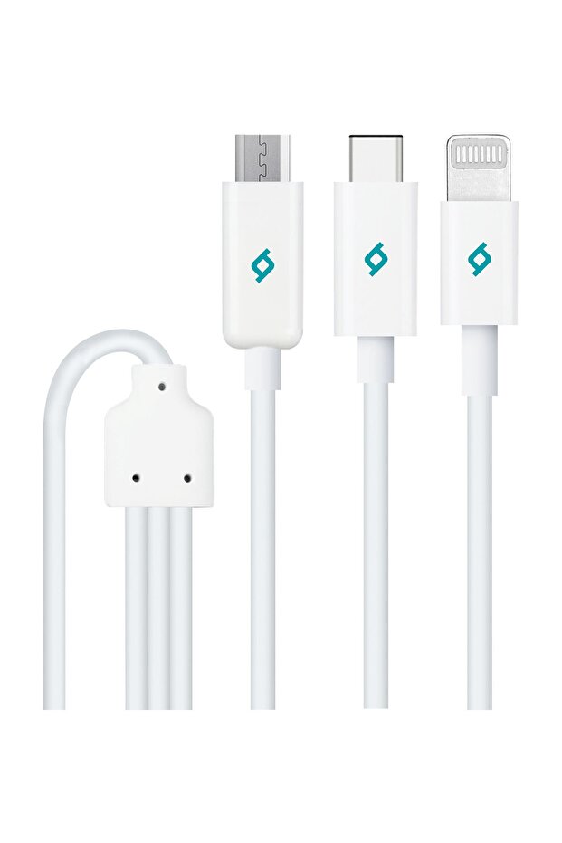 Ttec Trio Type-c / Lightning / Micro Usb Şarj Kablosu - 1
