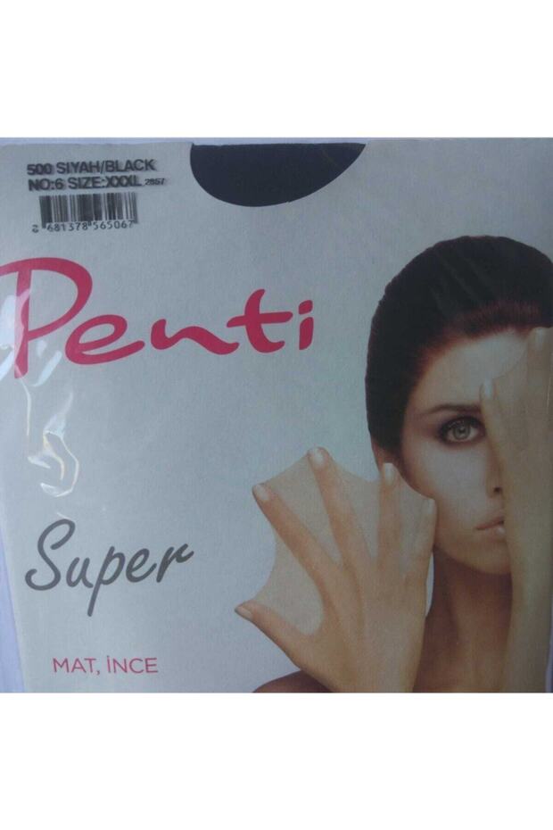 Μαύρο καλσόν Maxi Super Thin - 2